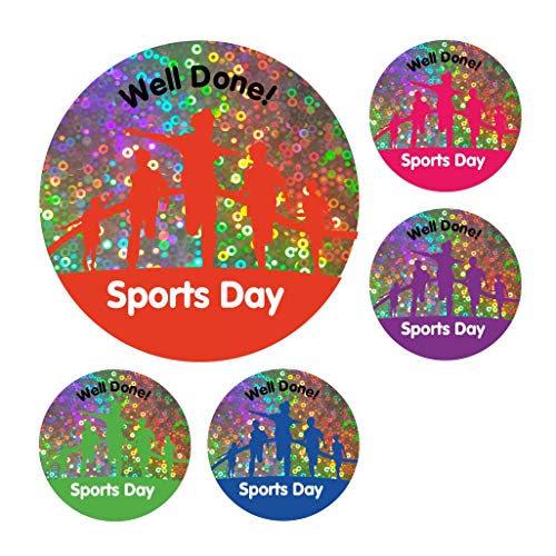 School Stickers Glitzernde Sporttags-Aufkleber Design 2 von School Stickers