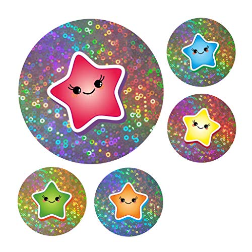 School Stickers Glitzernde Stern-Aufkleber. von School Stickers