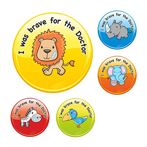 School Stickers I Was Brave for the Doctor Safari Aufkleber von School Stickers