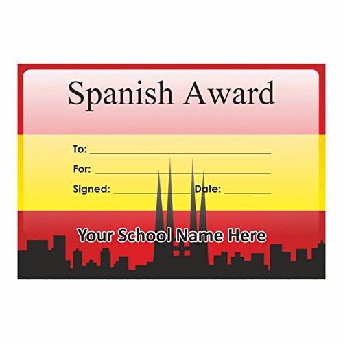 School Stickers Spanisches Urkunden-Set 1, A5 von School Stickers