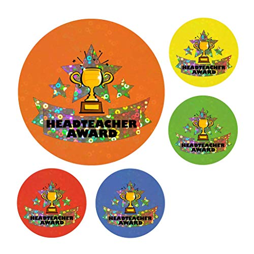 School Stickers Sparkly Head Teacher Trophy Award Aufkleber von School Stickers