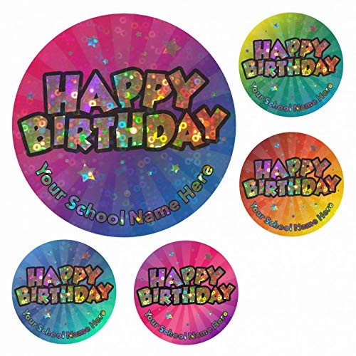 School Stickers Super funkelnde Happy Birthday-Aufkleber. von School Stickers