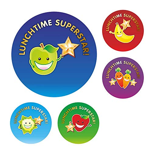 School Stickers Superstar Belohnungsaufkleber für Mittagessen von School Stickers