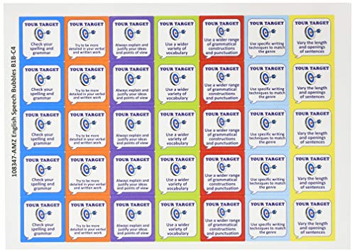 School Stickers Zielscheiben-Aufkleber mit englischer Sprache. School Stickers Zielscheiben-Aufkleber mit englischer Sprache. von School Stickers