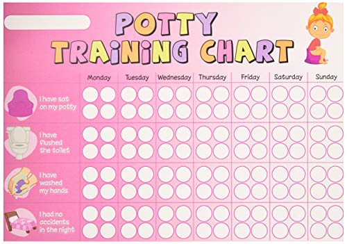 Schulaufkleber A4 Töpfchen Stern Chart und Aufkleber – Design 2 – Bumper Pack von School Stickers