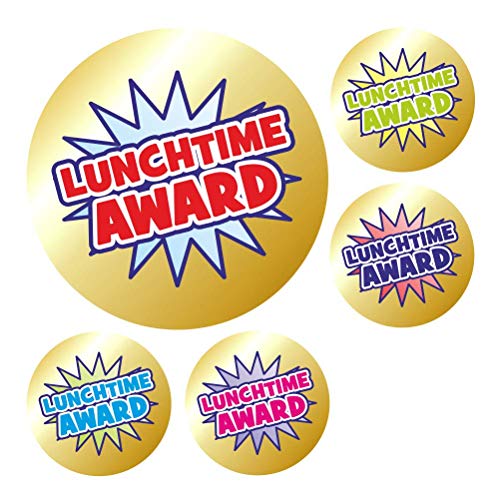 Schulaufkleber Lunchtime Award Gold Sticker von School Stickers