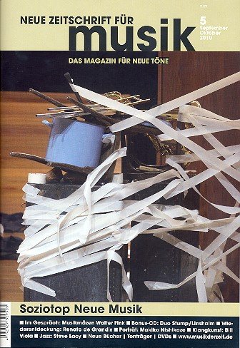 Neue Zeitschrift für Musik 5/2010 (+Bonus-CD) (September/Oktober: Soziotop Neue Musik) von Schott Music Distribution
