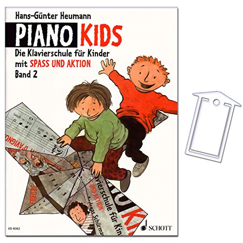 Piano Kids Band 2 inkl. praktischer Notenklammer - die Klavierschule für Kinder ab 6 Jahren mit Spass UND Aktion (broschiert) von Hans-Günter Heumann (Noten/Sheetmusic) von Schott Music GmbH