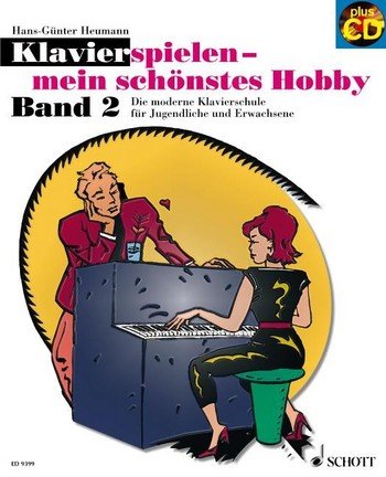 Klavierspielen mein schönstes Hobby Band 2 (+CD) mit Bleistift -- Die Fortsetzung der modernen Klavierschule für Jugendliche und Erwachsene mit vielen bekannten Stücken aus Klassik, Pop und Jazz - Ideal auch zum Selbststudium - von Hans-Günter Heumann (Noten/sheet music) von Schott Music