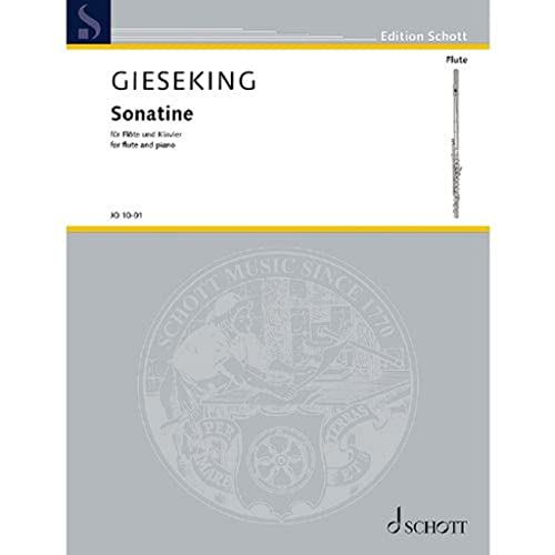 Walter Gieseking-Sonatine-Flöte und Klavier-BOOK+PART[S] von Schott Publishing