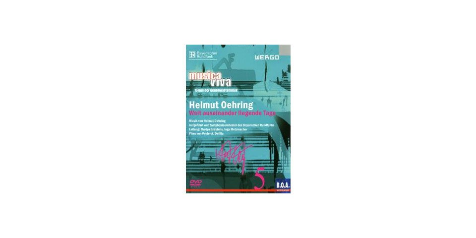 Schott Verlag DVD Helmut Oehring - Weit auseinander liegende Tage Schott Verlag DVD Helmut Oehring - Weit auseinander liegende Tage von Schott Verlag