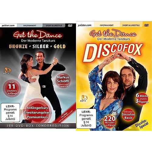 Get the Dance - 3er-Box *Bronze, Silber, Gold* [3 DVDs] & Get the Dance - Discofox von SchrÃder Media