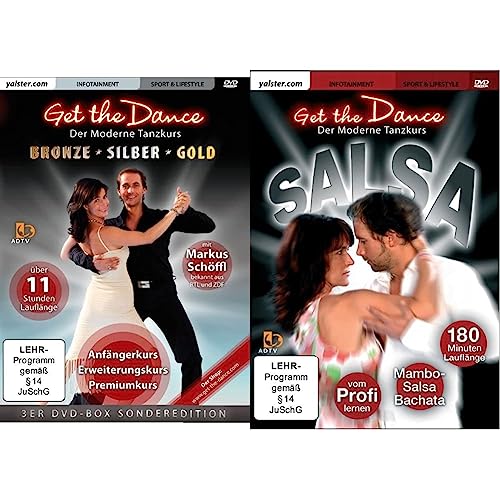 Get the Dance - 3er-Box *Bronze, Silber, Gold* [3 DVDs] & Get the Dance - Salsa von SchrÃder Media