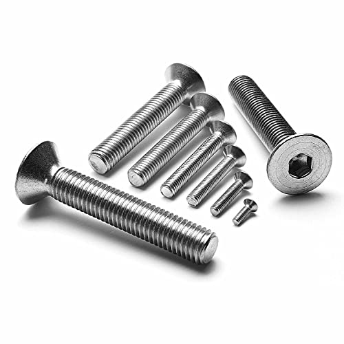 25 Stück M5 x 60 mm Senkkopfschrauben Edelstahl DIN 7991 Senkkopf Innensechskant A2 V2A VA von Schrauben-Niro.de