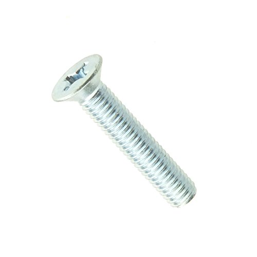 Senkschraube DIN 965 4.8 PZ-Kreuzschlitz Stahl galv. verzinkt M 5 x 10-2000 Stück von SchraubenGigant