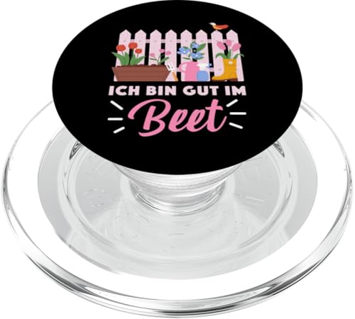 Garten Gärtner Pflanzen Kleingarten Ich bin gut im Beet PopSockets PopGrip für MagSafe von Schrebergarten Gärtnerin Gartenbau Blumenbeet