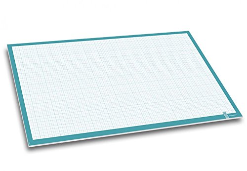 Kleinkariert - Schreibtischunterlage Schreibunterlage kariert Millimeterpapier türkis blau Papier Papierunterlage DIN A2 40 Blatt von Schreibgefühl