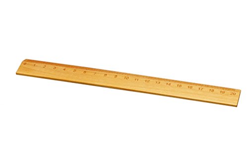 Lineal aus Holz | 20 cm | Holzlineal, klein von Schreibgefühl