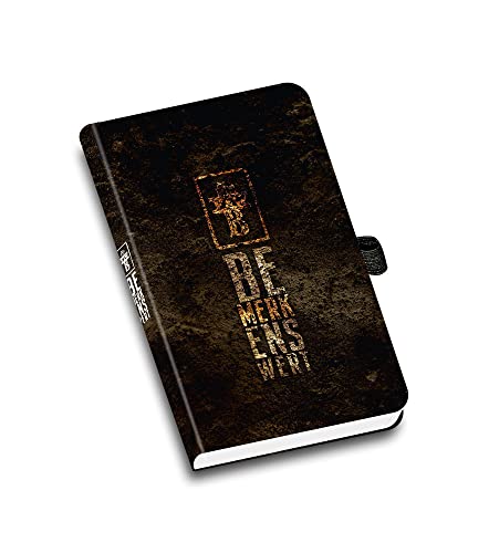 Notizbuch Notizen "Bemerkenswert" - No. 2 Adressbuch klein handlich kariert Naturpapier flexibler Umschlag Muster Stifthalter schwarz braun von Schreibgefühl
