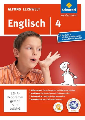 Alfons Lernwelt Englisch 4 Einzelplatzlizenz von Schroedel Verlag GmbH