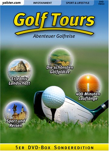 Golf Tours 1-5 - Box [5 DVDs] von SchröderMedia HandelsGmbH