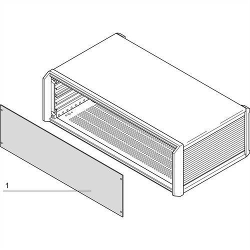 Schroff 20850134 Frontplatte von Schroff