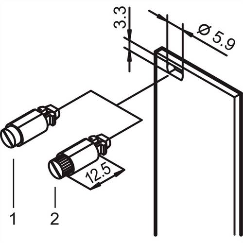 Schroff 21101848 19 Zoll Montagematerial von Schroff