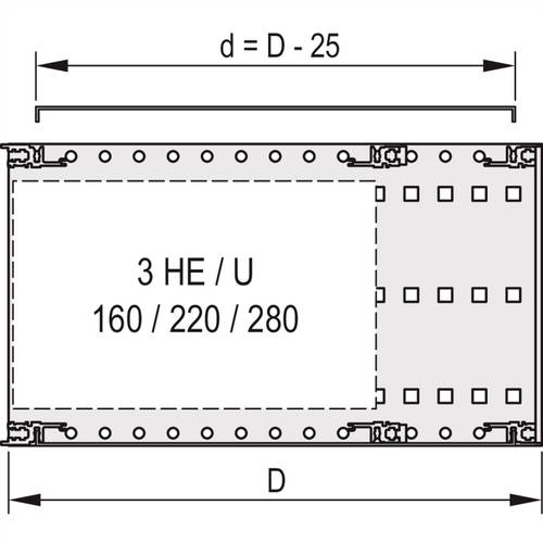 Schroff 24560052 Sichtblende 2St. von Schroff