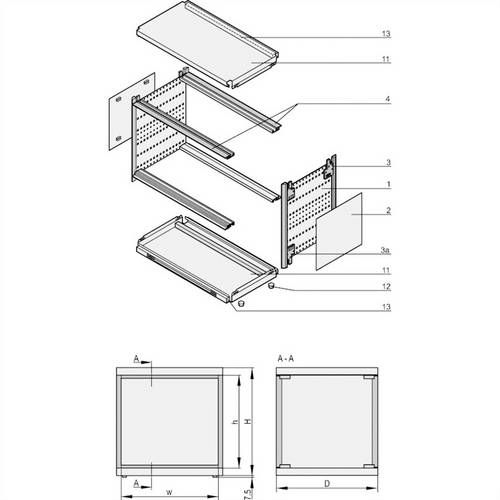 Schroff 24571585 19 Zoll Installations-Gehäuse 1St. Schroff 24571585 19 Zoll Installations-Gehäuse 1St. von Schroff