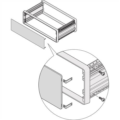 Schroff 24575075 Frontplatte von Schroff