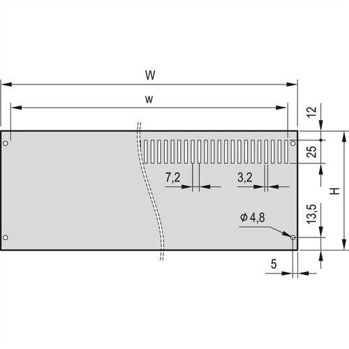 Schroff 24576046 Rückwand von Schroff