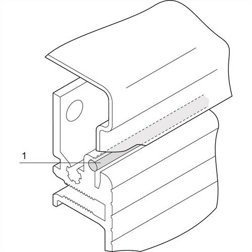 Schroff 30850354 EMV-Dichtung 2St. Schroff 30850354 EMV-Dichtung 2St. von Schroff