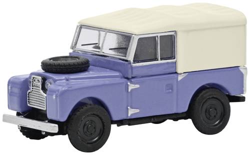 Schuco 452670100 H0 PKW Modell Land Rover 88 blau mit weißem Softtop von Schuco