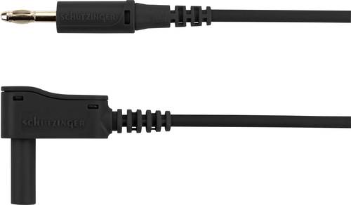 Schützinger AL 7622 Ni / 2.5 / 200 / SW Adapterleitung [Stecker 4mm - Stecker 4 mm] 200.00cm Schwar von Schützinger