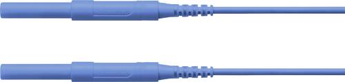 Schützinger HSPL 8568 / AWG16 / 100 / BL Sicherheits-Messleitung [Stecker 4mm - Stecker 4 mm] 100.0 von Schützinger