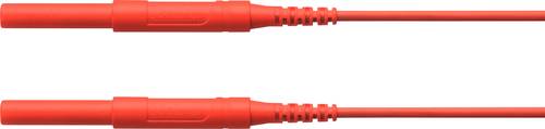Schützinger HSPL 8568 / AWG16 / 100 / RT Sicherheits-Messleitung [Stecker 4mm - Stecker 4 mm] Rot 1 von Schützinger