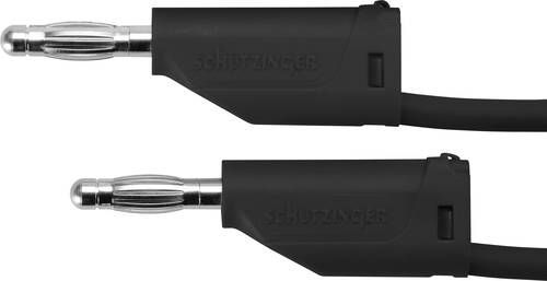 Schützinger MFK 15 / 1 / 100 / SW Messleitung [Stecker 4mm - Stecker 4 mm] Schwarz 1St. von Schützinger