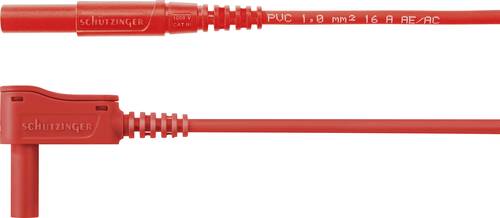 Schützinger MSWFK A341 / 1 / 150 / RT Messleitung [Stecker 4mm - Stecker 4 mm] 150.00cm Rot 10St. von Schützinger