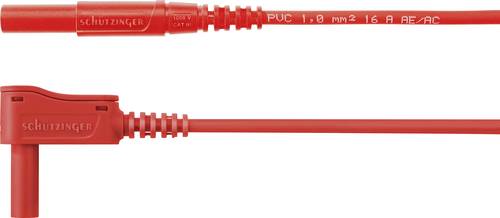 Schützinger MSWFK A341 / 1 / 50 / RT Messleitung [Stecker 4mm - Stecker 4 mm] 50.00cm Rot 20St. von Schützinger