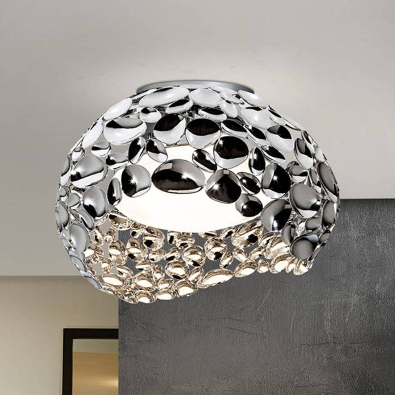 LED-Deckenleuchte Narisa, Ø 46 cm, chrom von Schuller Valencia