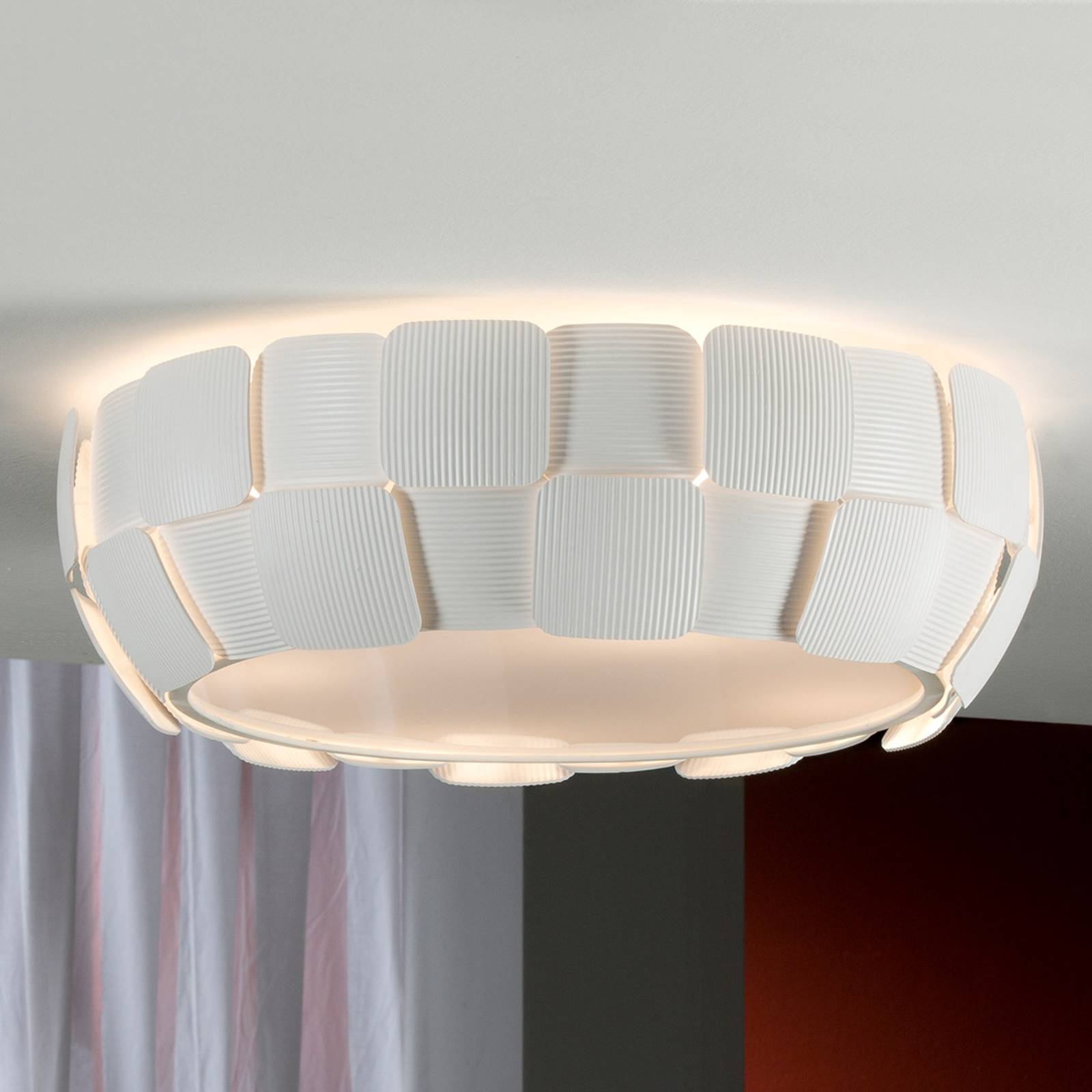 LED-Deckenleuchte Quios in 3D-Optik LED-Deckenleuchte Quios in 3D-Optik von Schuller Valencia