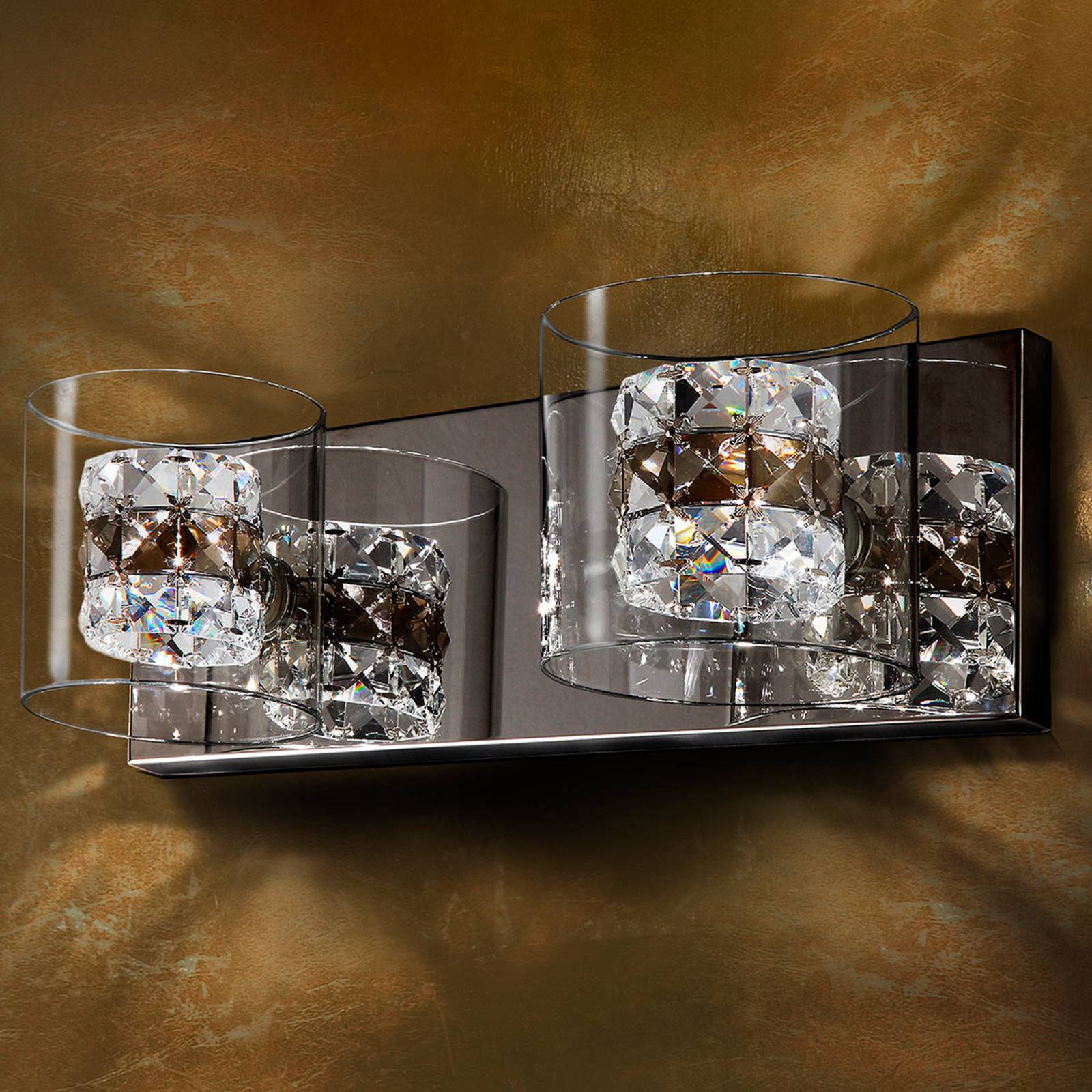 LED-Wandleuchte Flash mit Kristallringen LED-Wandleuchte Flash mit Kristallringen von Schuller Valencia