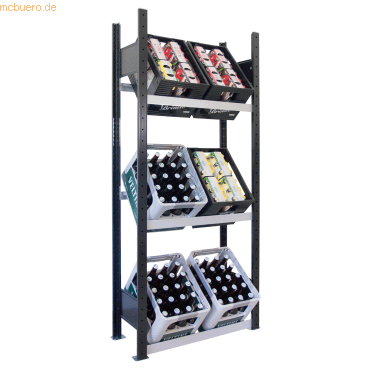 Schulte Getränkekistenregal 37001-S 180x75x30cm Schulte Getränkekistenregal 37001-S 180x75x30cm von Schulte