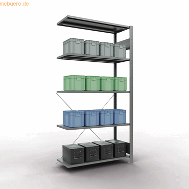 Schulte Regal MULTIplus150 12745 Anbau 2.000x1.000x400mm 5 Böden verzi Schulte Regal MULTIplus150 12745 Anbau 2.000x1.000x400mm 5 Böden verzi von Schulte