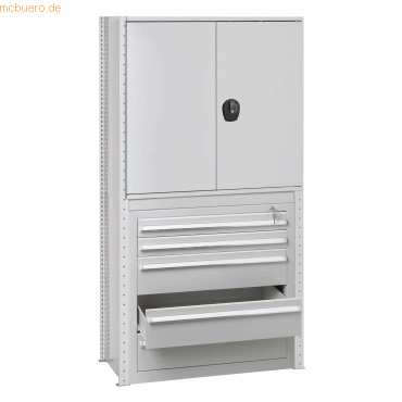Schulte Schubladenschrank 22615 200x100x50cm lichtgrau Schulte Schubladenschrank 22615 200x100x50cm lichtgrau von Schulte