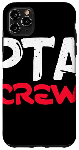 PTA Crew Distressed Statement Eltern Lehrer Gemeinschaft Hülle für iPhone 11 Pro Max von Schulteam Engagement Unterstützung PTA Crew