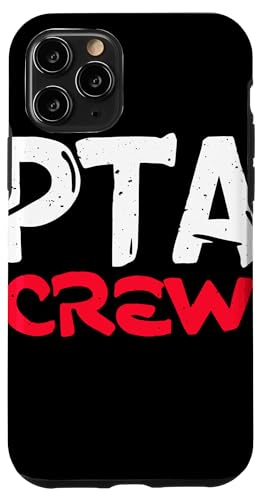 PTA Crew Distressed Statement Eltern Lehrer Gemeinschaft Hülle für iPhone 11 Pro von Schulteam Engagement Unterstützung PTA Crew
