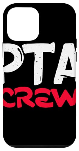 PTA Crew Distressed Statement Eltern Lehrer Gemeinschaft Hülle für iPhone 12 mini von Schulteam Engagement Unterstützung PTA Crew