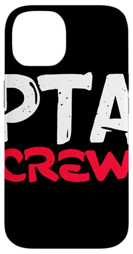 PTA Crew Distressed Statement Eltern Lehrer Gemeinschaft Hülle für iPhone 14 von Schulteam Engagement Unterstützung PTA Crew