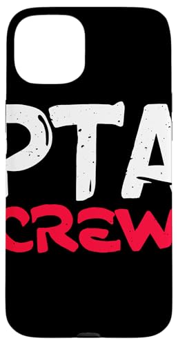 PTA Crew Distressed Statement Eltern Lehrer Gemeinschaft Hülle für iPhone 15 Plus von Schulteam Engagement Unterstützung PTA Crew